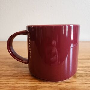Starbucks 14 oz. Burgundy Maroon Red Mug